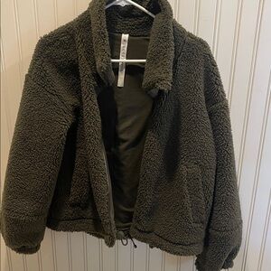 Lululemon Athletica Olive Sherpa Jacket